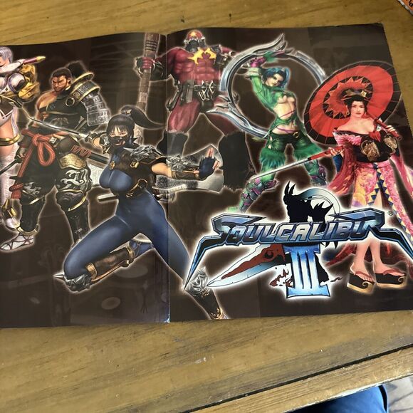 Soul Calibur IV Namco Games Poster PS2 - Picture 3 of 5